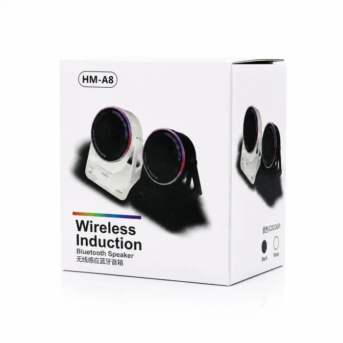 BT - SD - USB ŞARJLI TELEFON TUTACAK RGB IŞIKLI BLUETOOTH WİRELESS SPEAKER HOPARLÖR 5W PL-4676 (5047)
