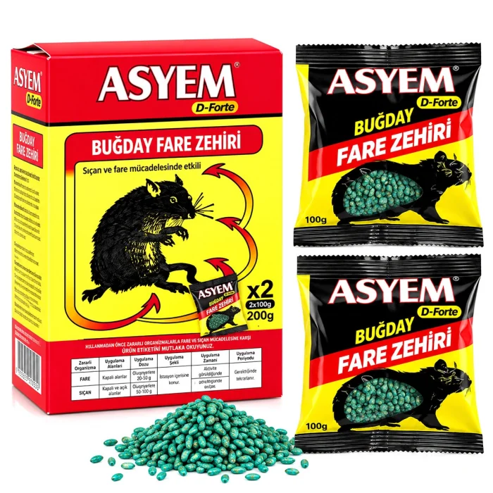BUĞDAY FARE YEMİ ZEHİRİ 2X100=200GR (5047)