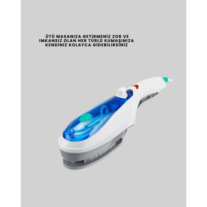 Buharlı Pratik Ütü Seyahat Tipi Kırışıklık Giderici