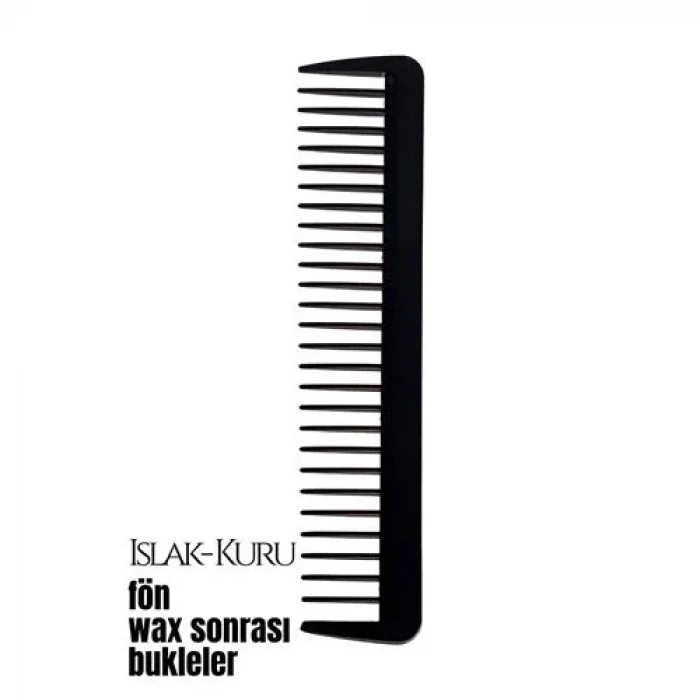Bukleli Saç Fön Wax Sonrası Tarak Karbon Nano Absolute Professional 720623