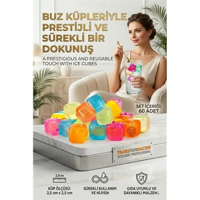 Buz Küpü Sürekli Kullanım 60 ADET Nordgröna 719901