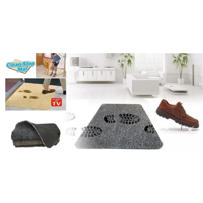 Çamaşır Makinesinde Yıkanabilir Kir Toz Emici Mikrofiberli Paspas (5047)