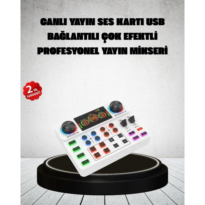 Canlı Yayın ve Karaoke İçin Profesyonel Ses Kartı Bluetooth Destekli
