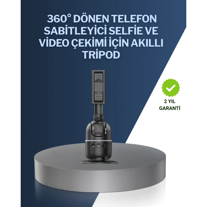 Canlı Yayın ve Video Çekimleri İçin Otomatik Yüz Takipli Masaüstü Gimbal
