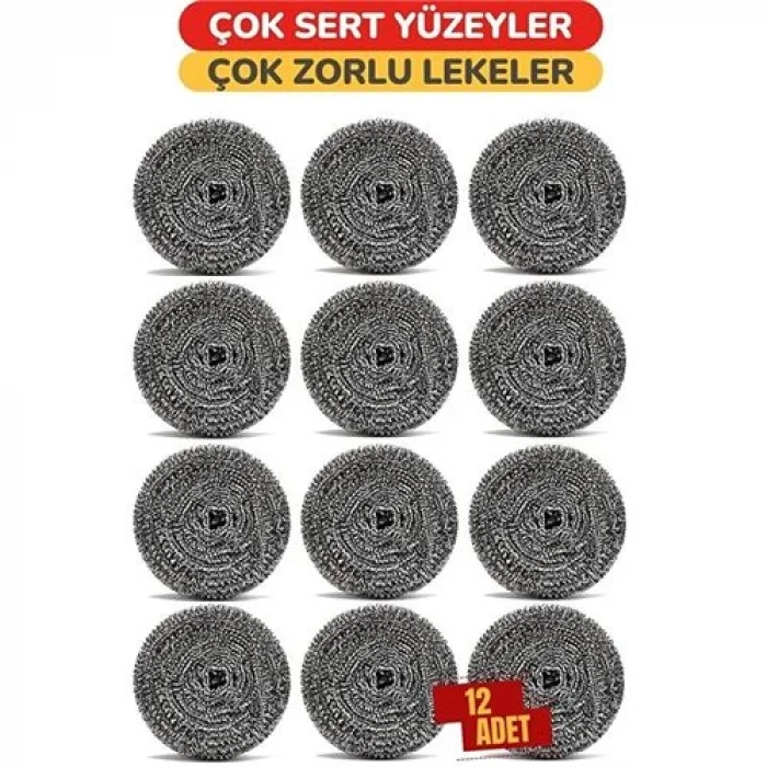 Transformacion Çelik Bulaşık Ovalama Teli 12 Adet 718362