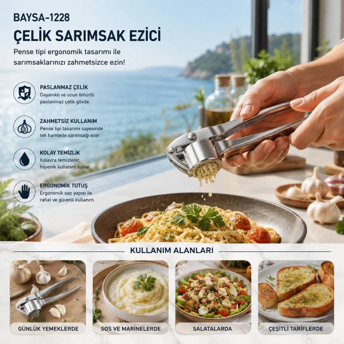 ÇELİK SARIMSAK EZİCİ (5047)