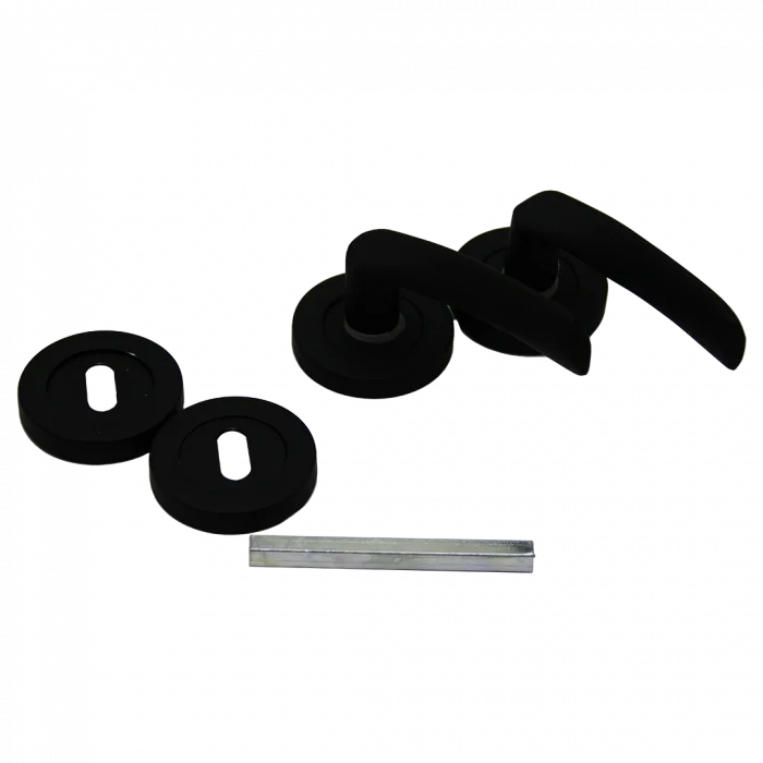 ÇELİKEL ERİŞ-10 AMERİKAN ODA KAPI KOLU SİYAH (5047)