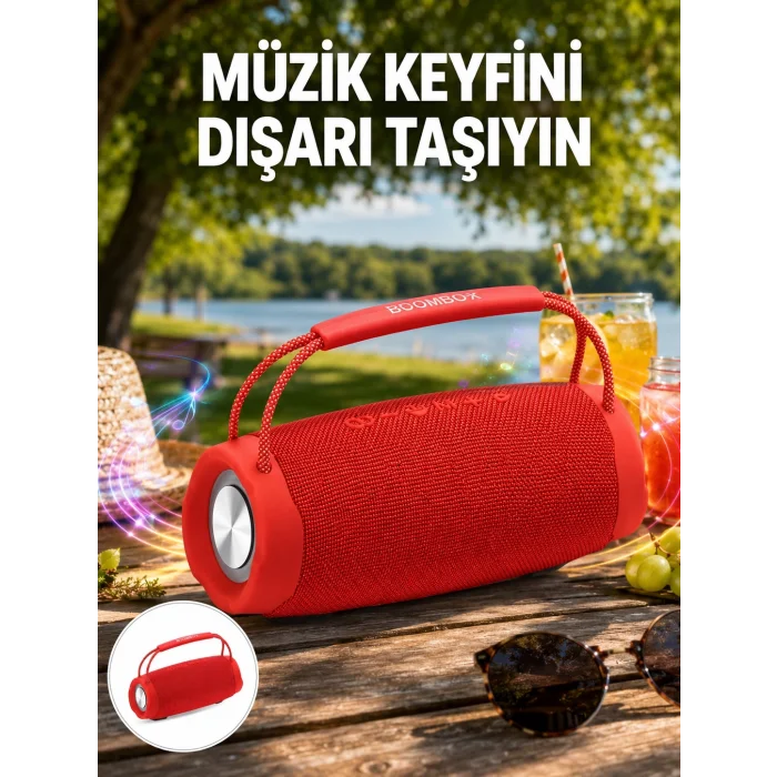Çevreleyen Sesli RGB Destekli Kablosuz Taşınabilir Hoparlör