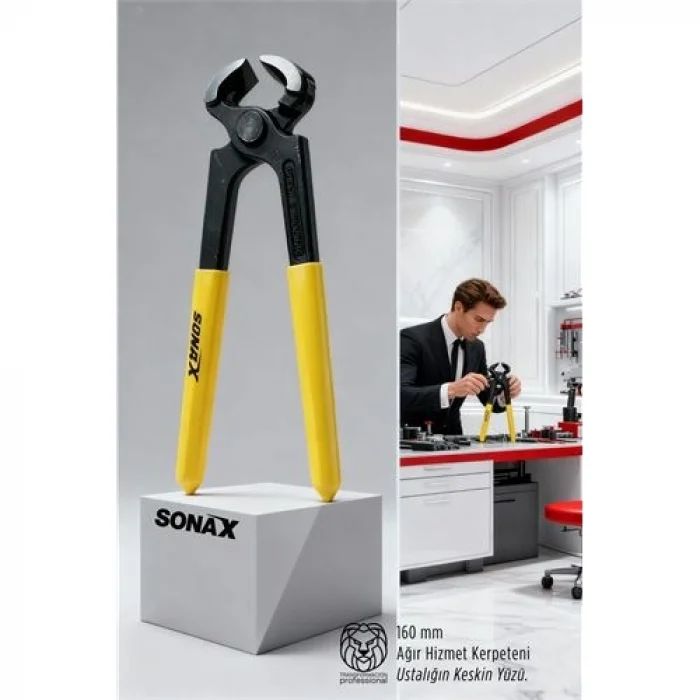 Chrome Vanadium Ağır Hizmet Kerpeteni - Profesyonel Seri 160mm Yüksek Mukavemetli Usta Tipi