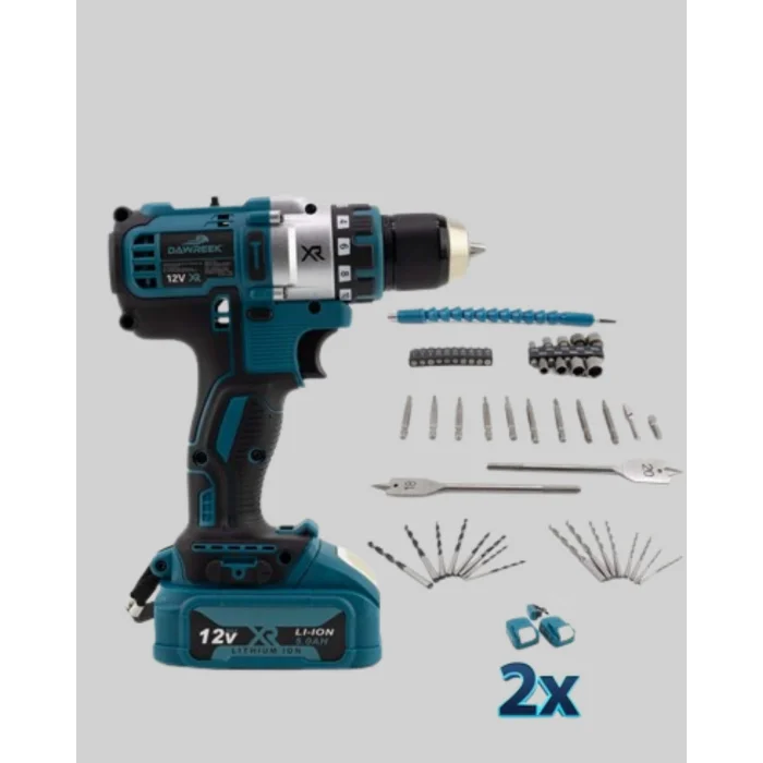 Çift Bataryalı Şarjlı Matkap Uç Seti Ev ve Usta Kullanımı