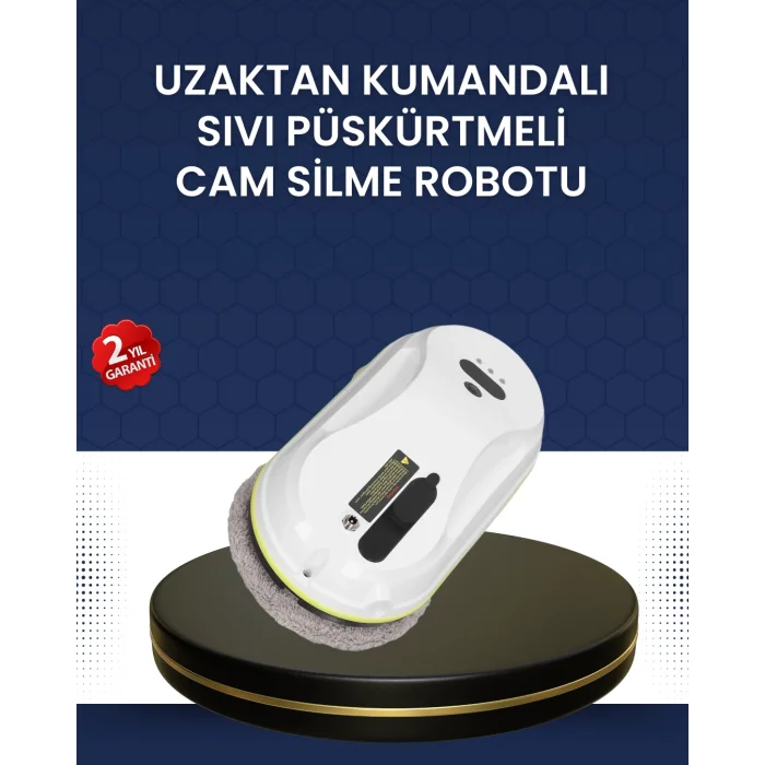 Çift Diskli Güvenli Otomatik Cam Silme Robotu