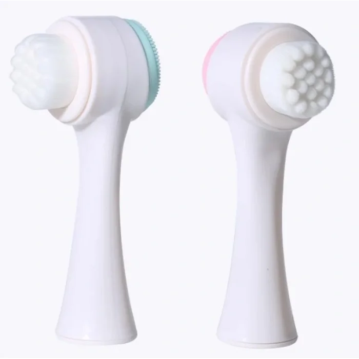 Çift Taraflı 3D Yumuşak Yüz Bakım Fırçası (5047)
