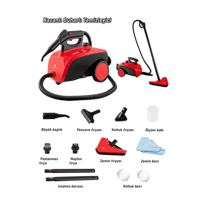 Classen Smart Çok Fonksiyonlu Güçlü Buharlı Temizleyici Makinesi (5047)