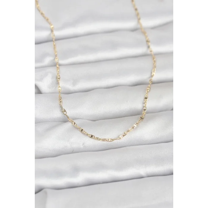CM 14K Gold Renk Gemici Zincir Model 60 cm Kadın Kolye
