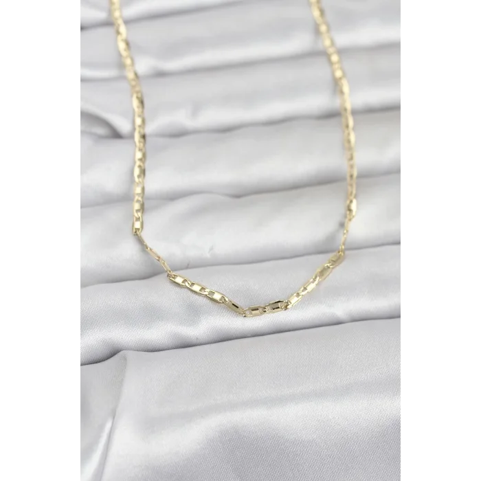 CM 14K Gold Renk Gemici Zincir Model 60 cm Kadın Kolye