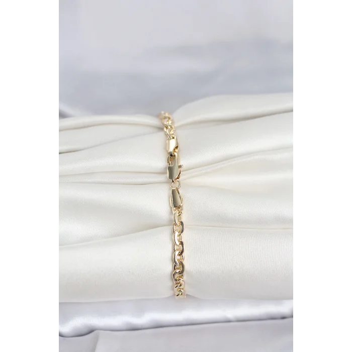 CM 14K Gold Renk Zincir Model Kadın Bileklik