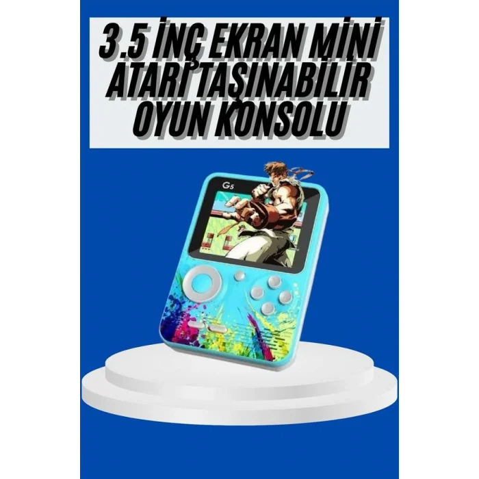 Çocuklara Özel 4K HD Retro Oyun Konsol El Atari Taşınabilir 500 Oyunlu