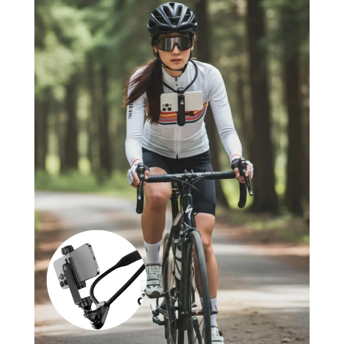 Çok Amaçlı Boyun Askılı Telefon Tutucu 360 Derece Döner ve Hızlı Kurulum