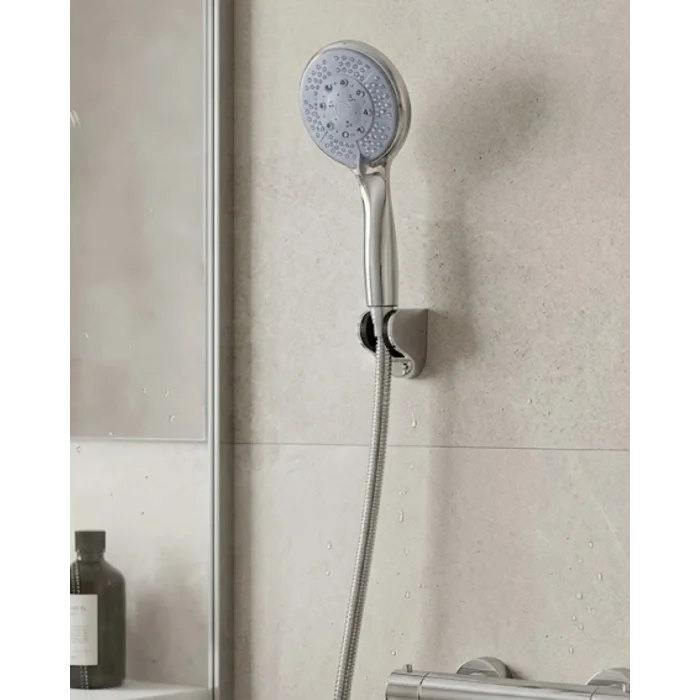 Çok Fonksiyonlu 4 Kademeli El Duşu Seti Spiral Hortumlu Banyo Duş Başlığı