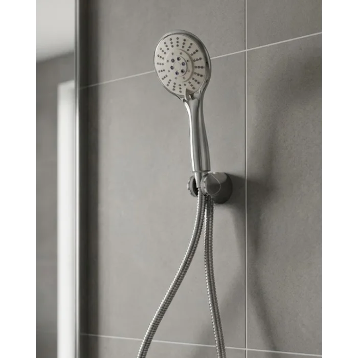 Çok Fonksiyonlu El Duşu Başlığı Spiral Hortumlu Dayanıklı Duş Seti