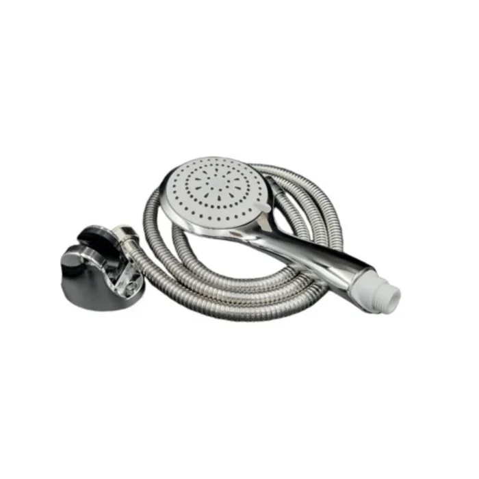 Çok Fonksiyonlu El Duşu Seti Kireç Önleyici Duş Başlığı Spiral Hortum Mafsallı Askı