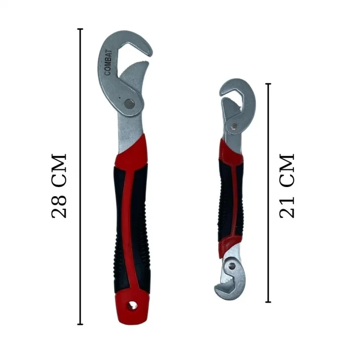 Çok Fonksiyonlu Ergonomik  Ayarlanabilir Büyük Küçük Akıllı Pense Anahtar 2li Set