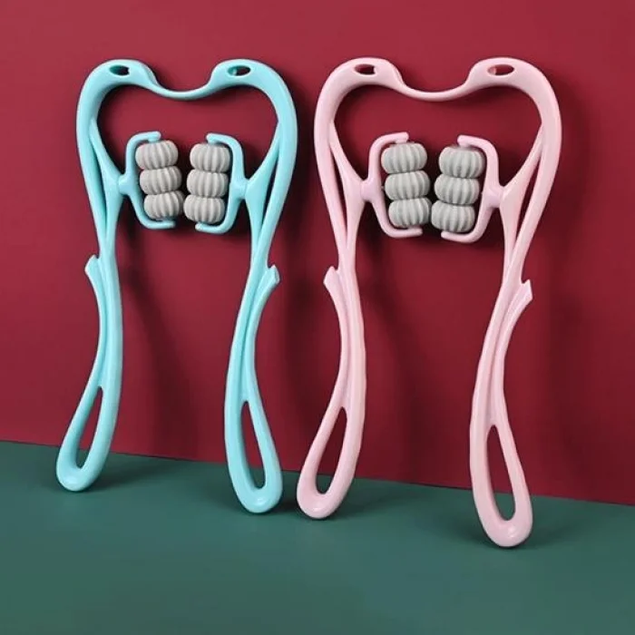 Çok Fonksiyonlu Manuel Altı Tekerlekli Boyun Masaj Aleti (5047)