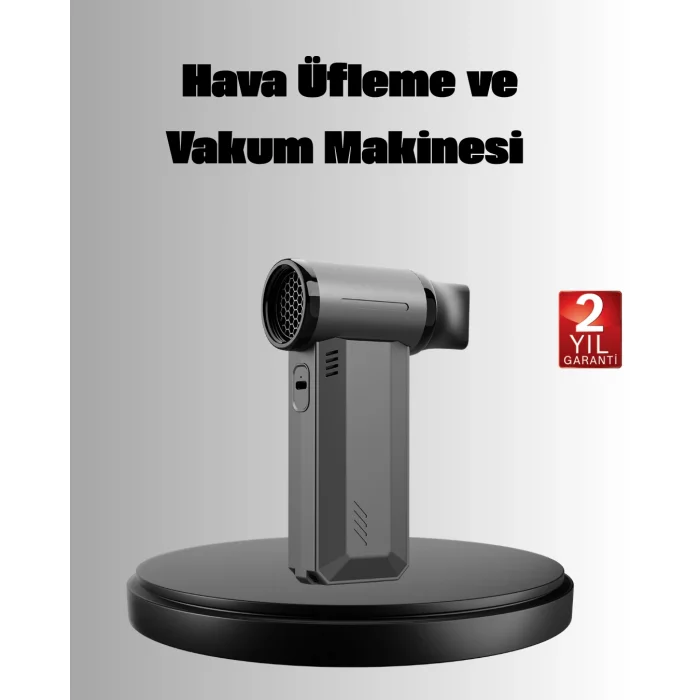 Çok Fonksiyonlu Şarjlı Hava Üfleme ve Vakum Makinesi