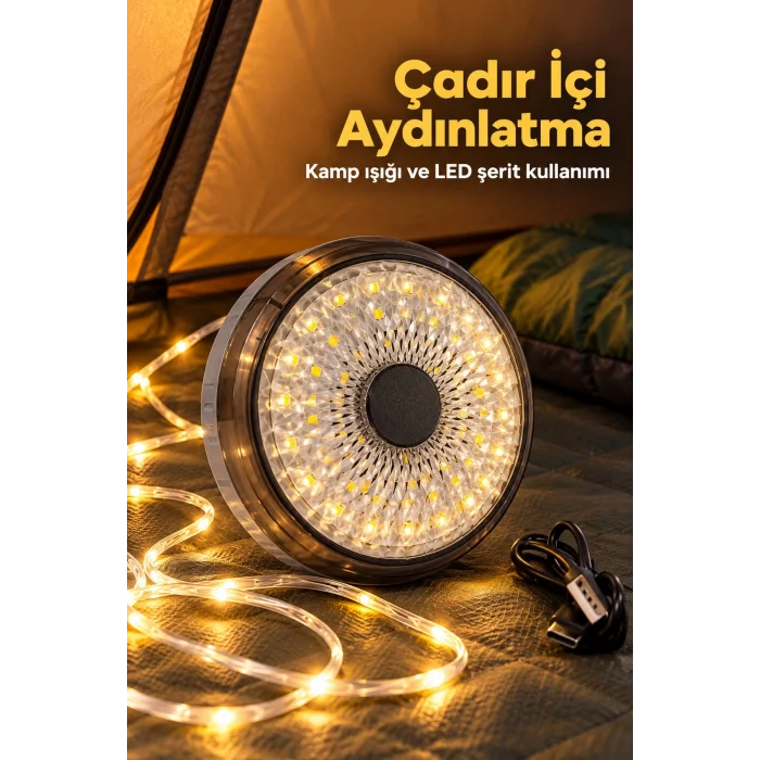 Çok Modlu Kamp Aydınlatması ve LED Şerit Işık