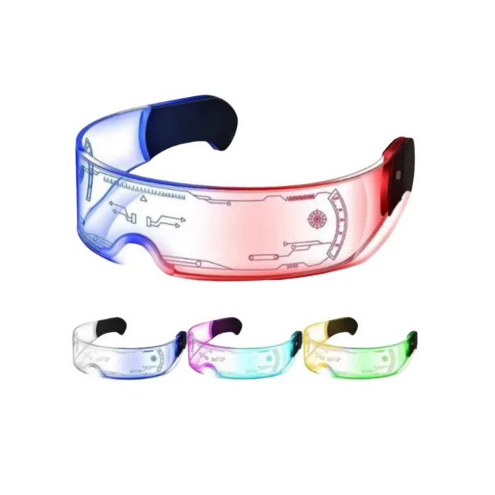 Çok Renkli LED Parti Gözlüğü Ergonomik ve Hafif Tasarım