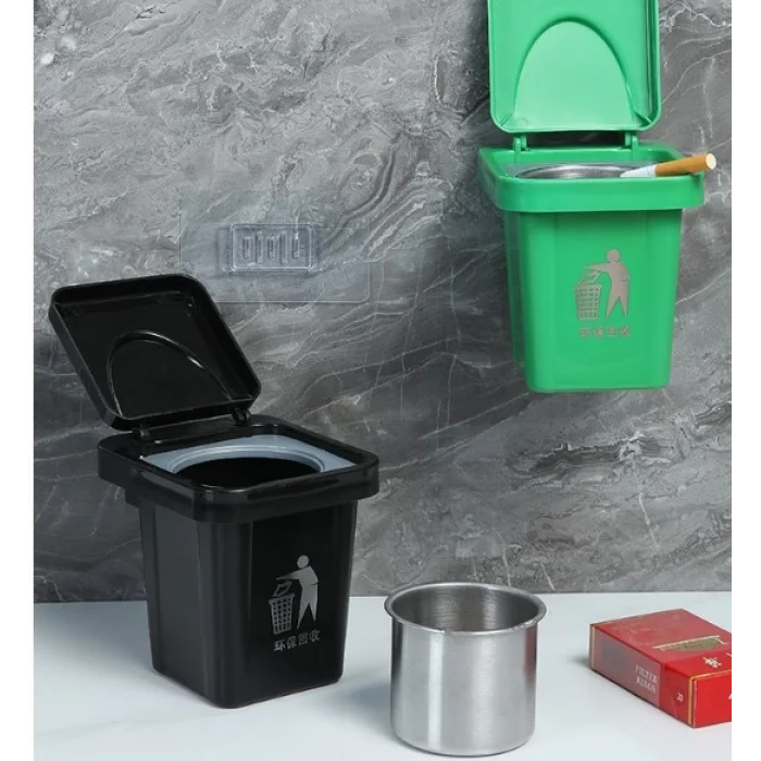 Çöp Kovası Tasarımlı  Küllük (5047)