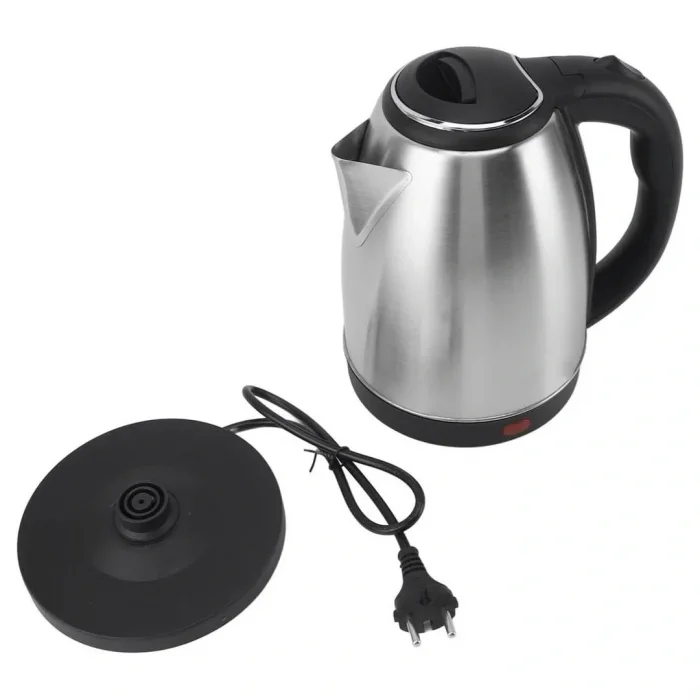 Crown CRW-7102 1500W 1.8 Litre Lüks Çelik Su Isıtıcı Kettle İnox (5047)