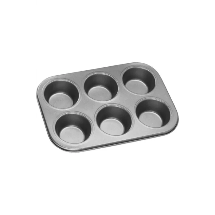 Cupcake Fırın Kalıbı 6 Büyük Bölmeli 6 Bölmeli Muffin Kek Kalıbı