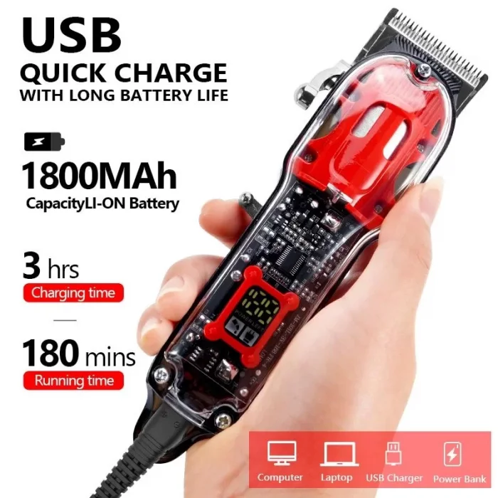 Dearling Şarjlı Saç Kesme Makinesi RF-107 (5047)