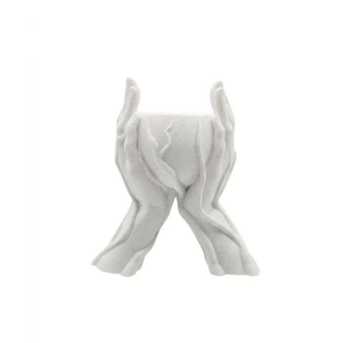 Dekoratif 3D El Tasarımlı Vazo Saksı Modern Ev Dekorasyon Aksesuarı