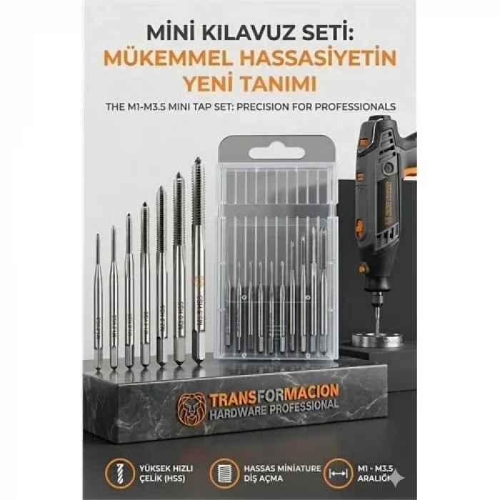 Dieter Wolff Serisi | 10lu Hss Kobalt Mikro Kılavuz Seti (m1-m3.5) 723037