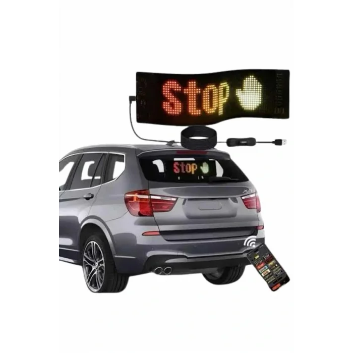 Digital Araba Yazısı Ekran Matrix En Büyük Boy Matrix LED Panel 19*96 pıxel