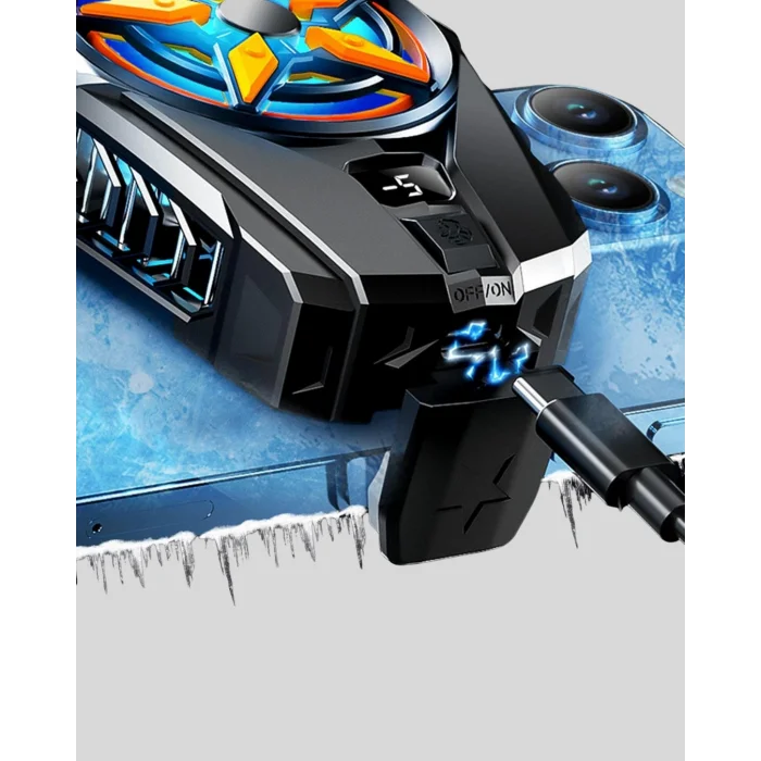Dijital Göstergeli Evrensel Telefon Soğutma Fanı