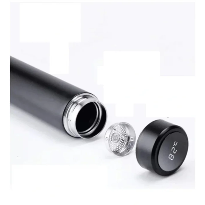 Dijital Sıcaklık Göstergeli Renkli Çelik Termos - 500 ML (5047)