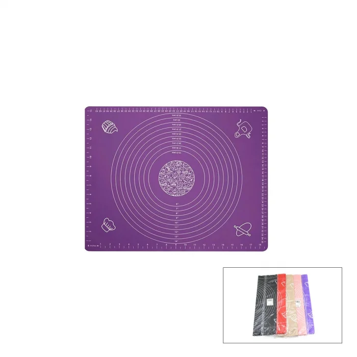 DİKDÖRTGEN 45X65CM RENKLİ SİLİKON HAMUR MATI ÖLÇEK ÇİZİMLİ 220GR HERHANGİ BİR RENK GÖNDERİLİR (5047)