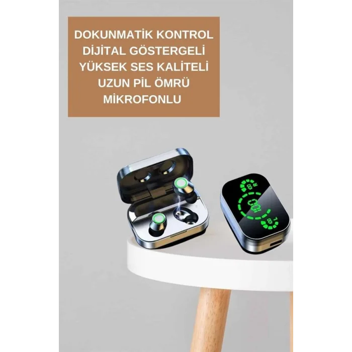 Dokunmatik Akıllı Saat Yeni Nesil Kulaklık Kampanyası ANC Özelliği Yüksek Ses Kaliteli