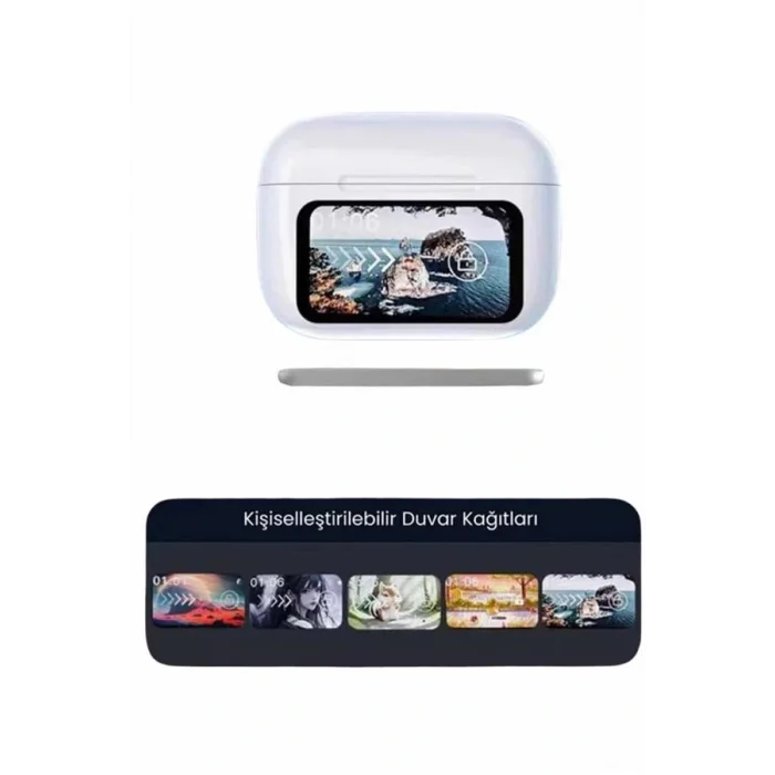 Dokunmatik Ekranlı ANC/ENC Yeni Nesil Pro Bluetooth Kulaklık Dokunmatik Ekran