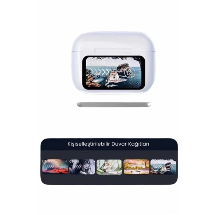 Dokunmatik Ekranlı ANC/ENC Yeni Nesil Pro Bluetooth Kulaklık Dokunmatik Ekran Yeni Nesil