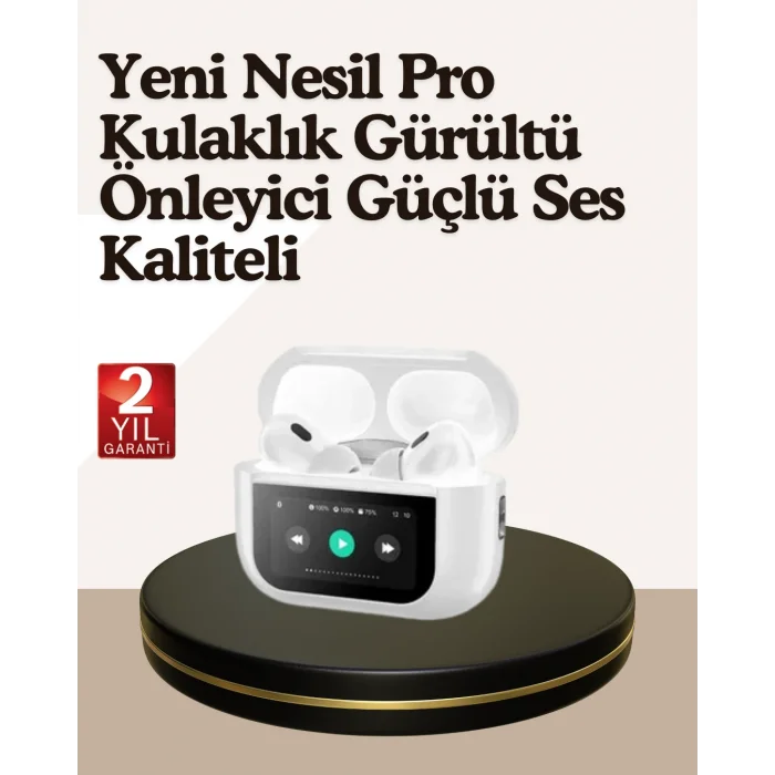 Dokunmatik Kontrollü Gürültü Önleyici Bluetooth Kulaklık Şarj Göstergeli