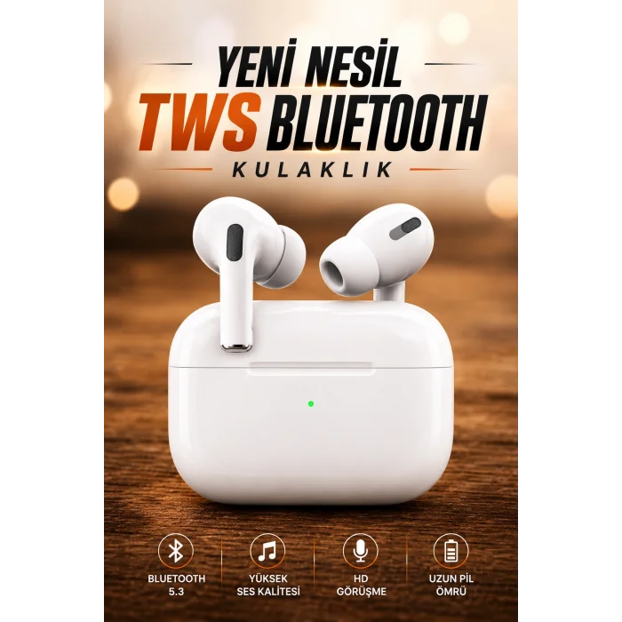 Dokunmatik Kontrollü Kablosuz Kulaklık iOS ve Android Uyumlu