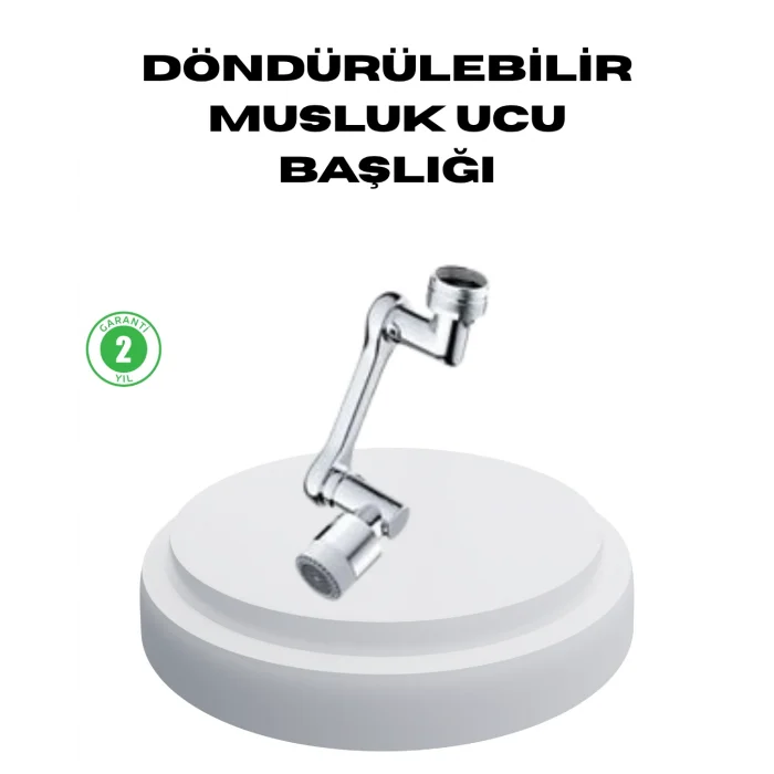 Dönebilir Musluk Başlığı – Lavabo Temizliği ve El-Yüz Yıkamada Maksimum Rahatlık