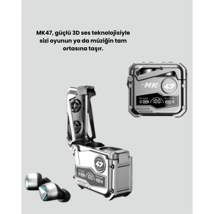 Düşük Gecikmeli Kablosuz Kulaklık – Oyun ve Müzik Modu Destekli