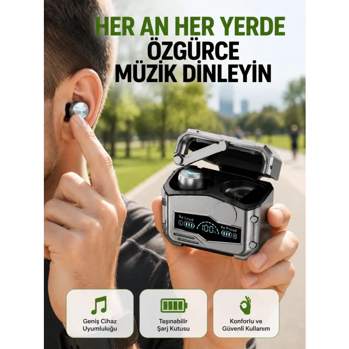 Düşük Gecikmeli Kablosuz Kulaklık – Oyun ve Müzik Modu Destekli Yeni Nesil