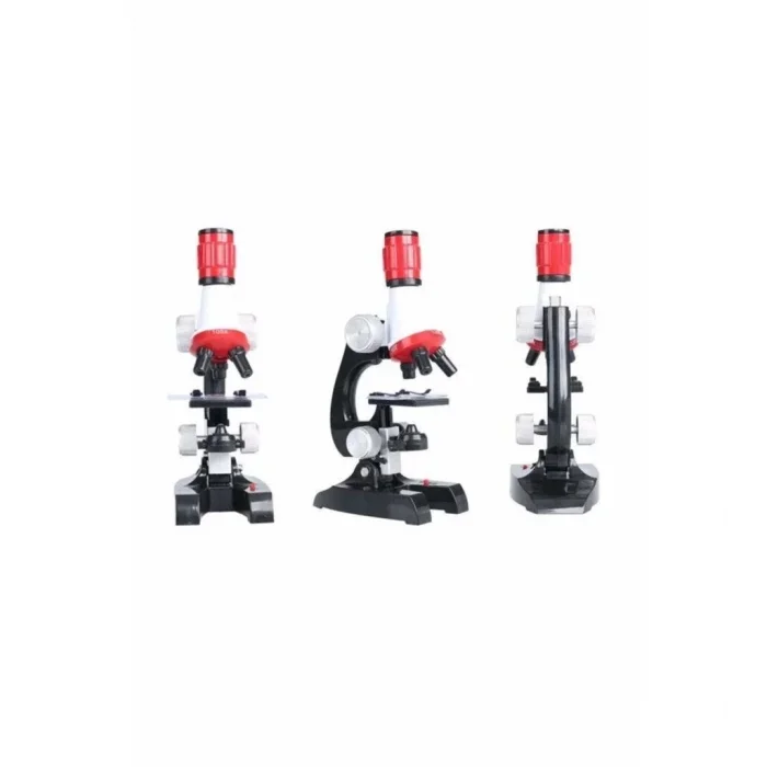 Eğitici Mikroskop Kiti Zoom Led Işıklı 100x 400x 1200x ST1200X
