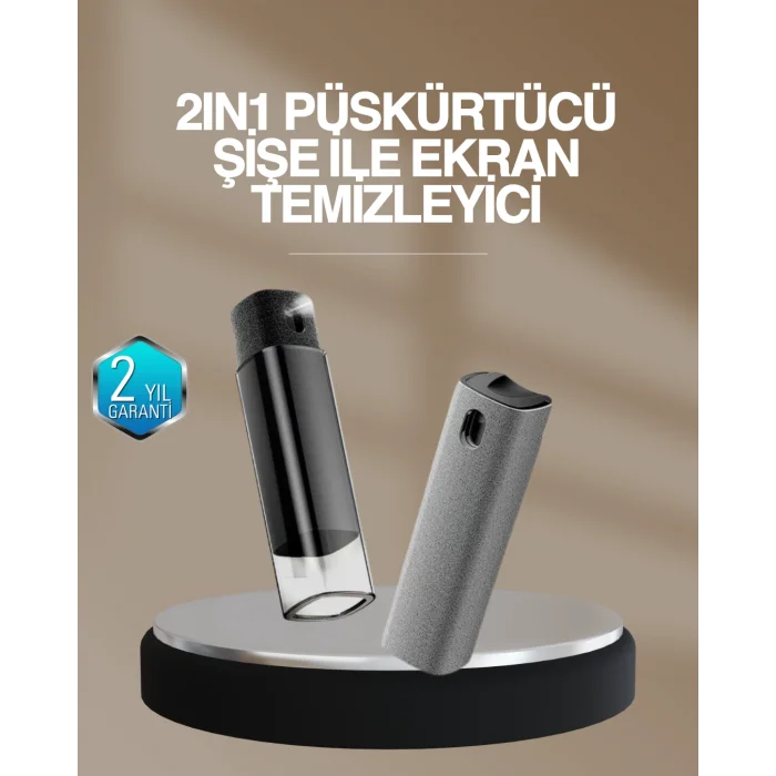 Ekran Temizleyici Sis ve Mikrofiber Bez Anti Statik Yağ Çözücü Set
